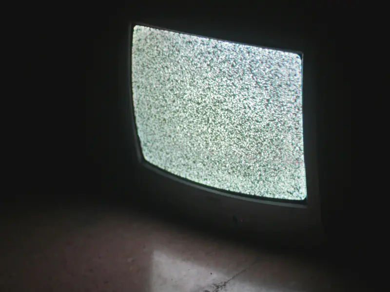 Old tv blank