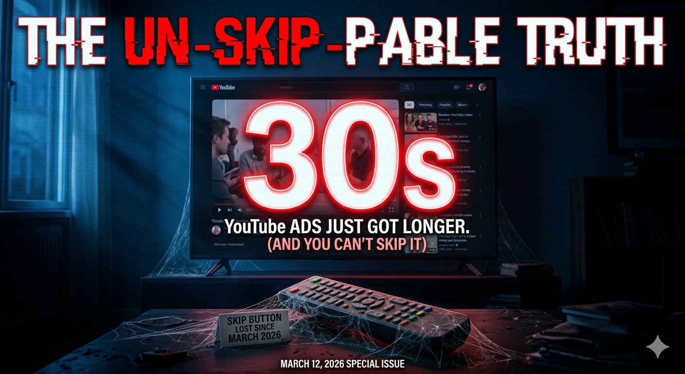 YouTube ad poster